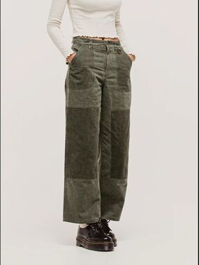 SURPLUS HIGH WAISTED PANTS - KHAKI